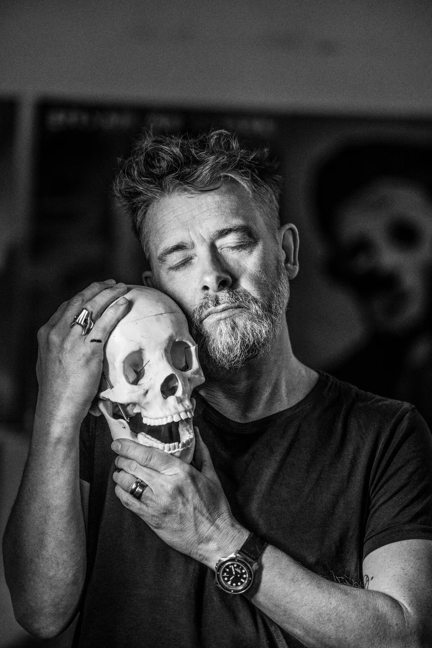 Porträtt av konstnären Jesper Waldersten