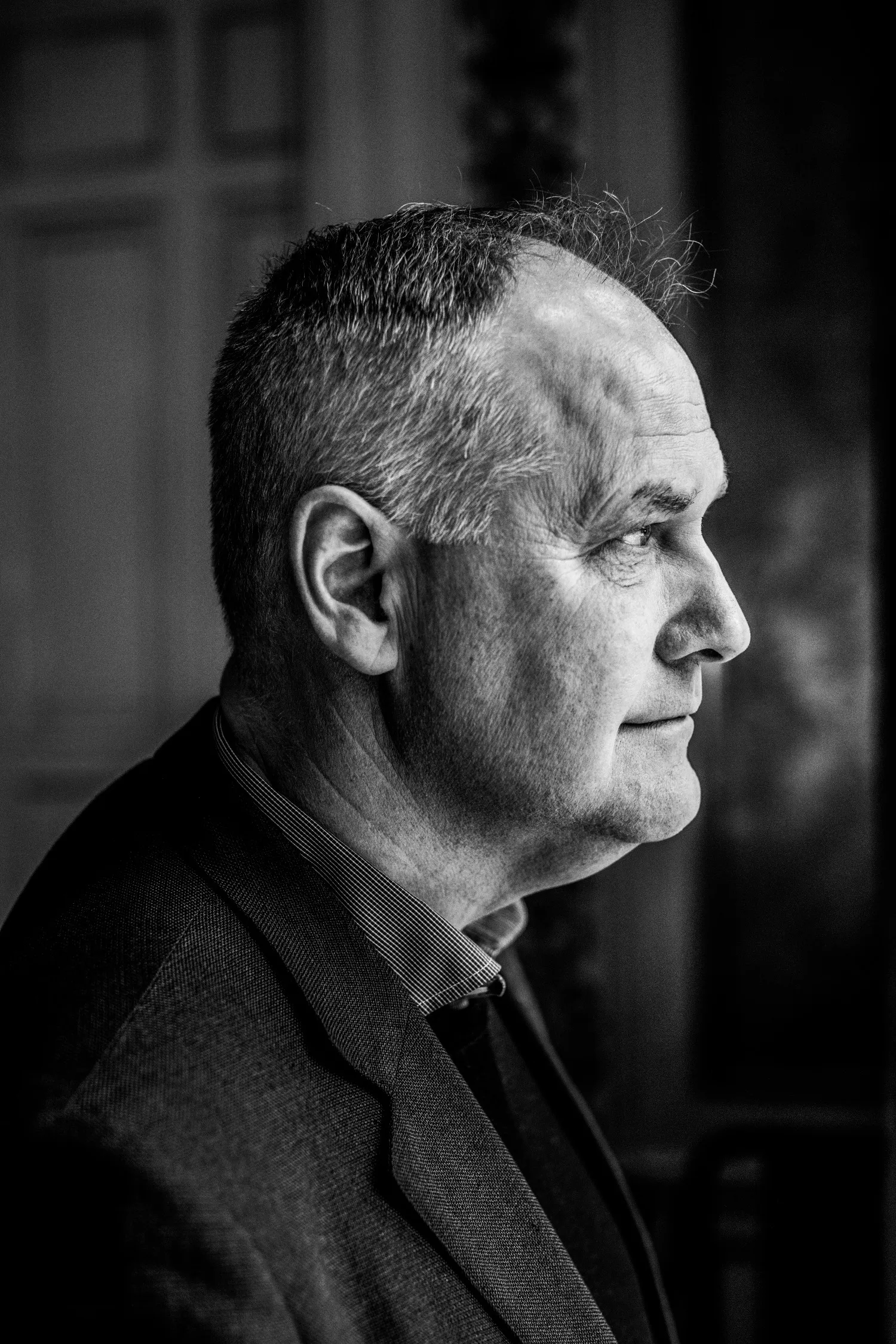 Porträtt, Porträttfotografi av fotograf Johan Strindberg föreställande Jonas Sjöstedt