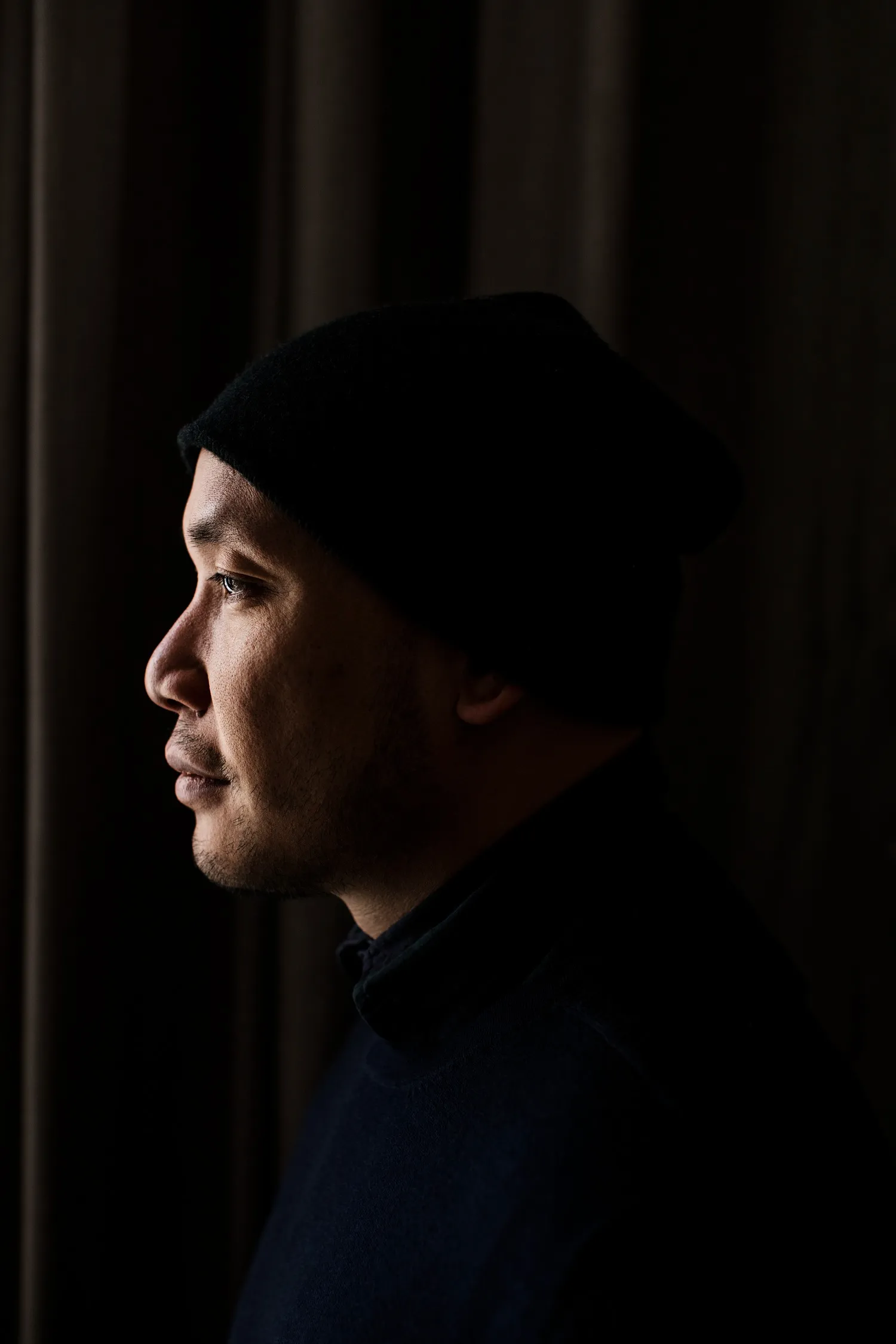 Porträtt, Porträttfotografi av fotograf Johan Strindberg föreställande Sayan Isaksson Nour