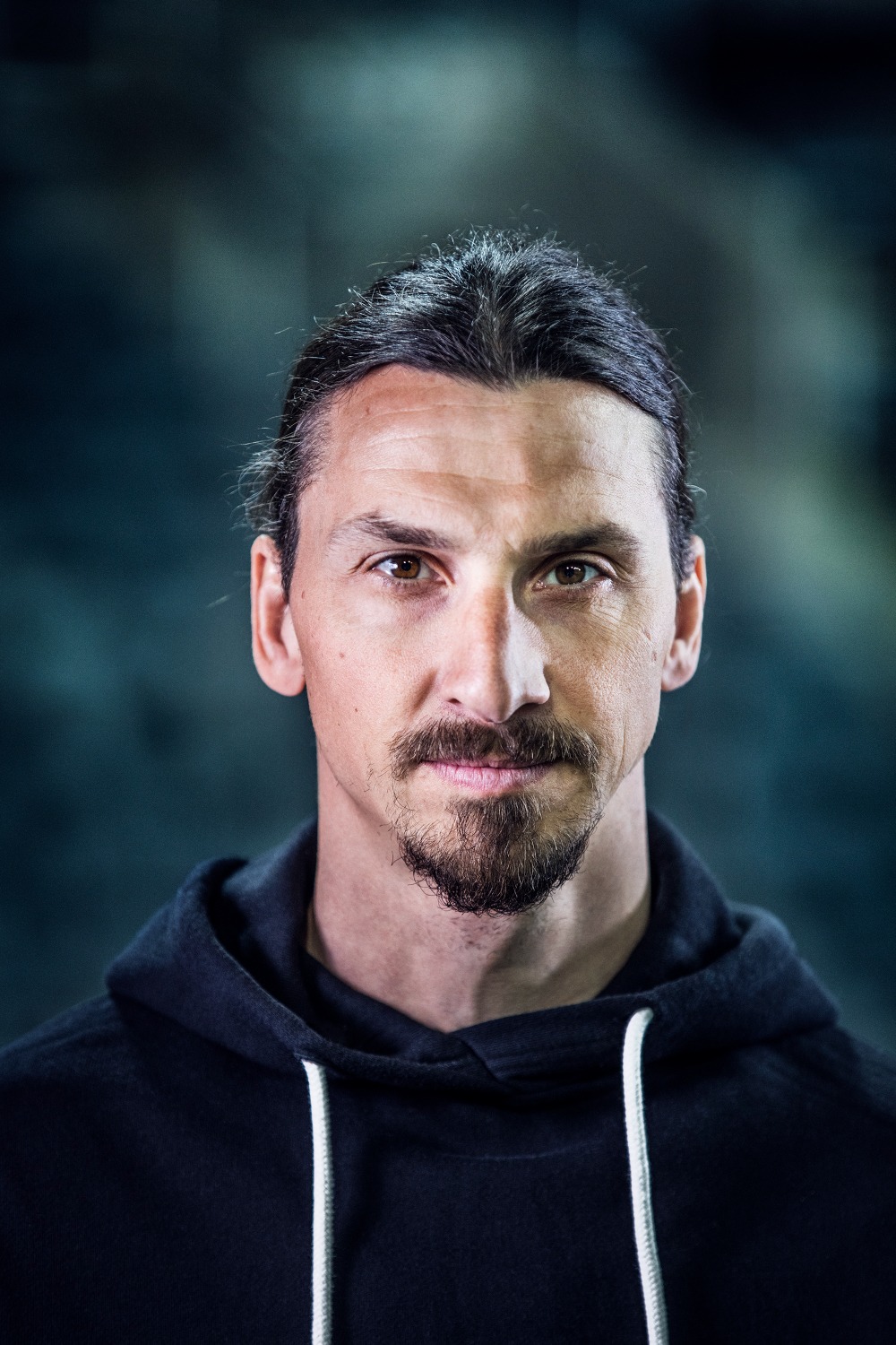 Porträtt, Porträttfotografi av fotograf Johan Strindberg föreställande Zlatan Ibrahimović