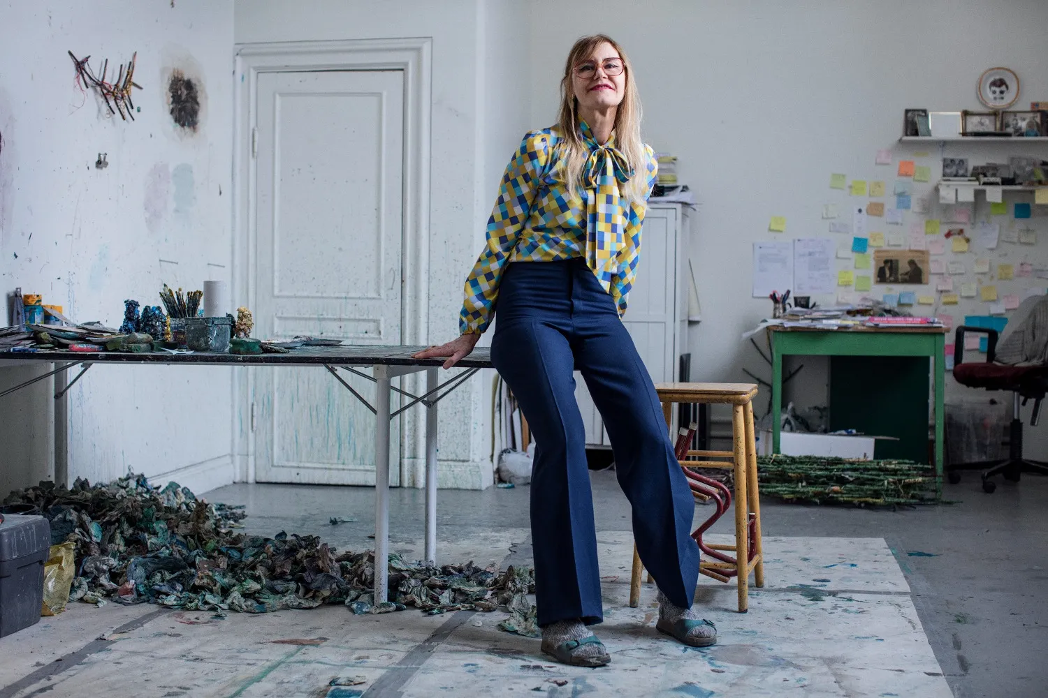 Porträtt, Porträttfotografi av fotograf Johan Strindberg föreställande Helene Billgren