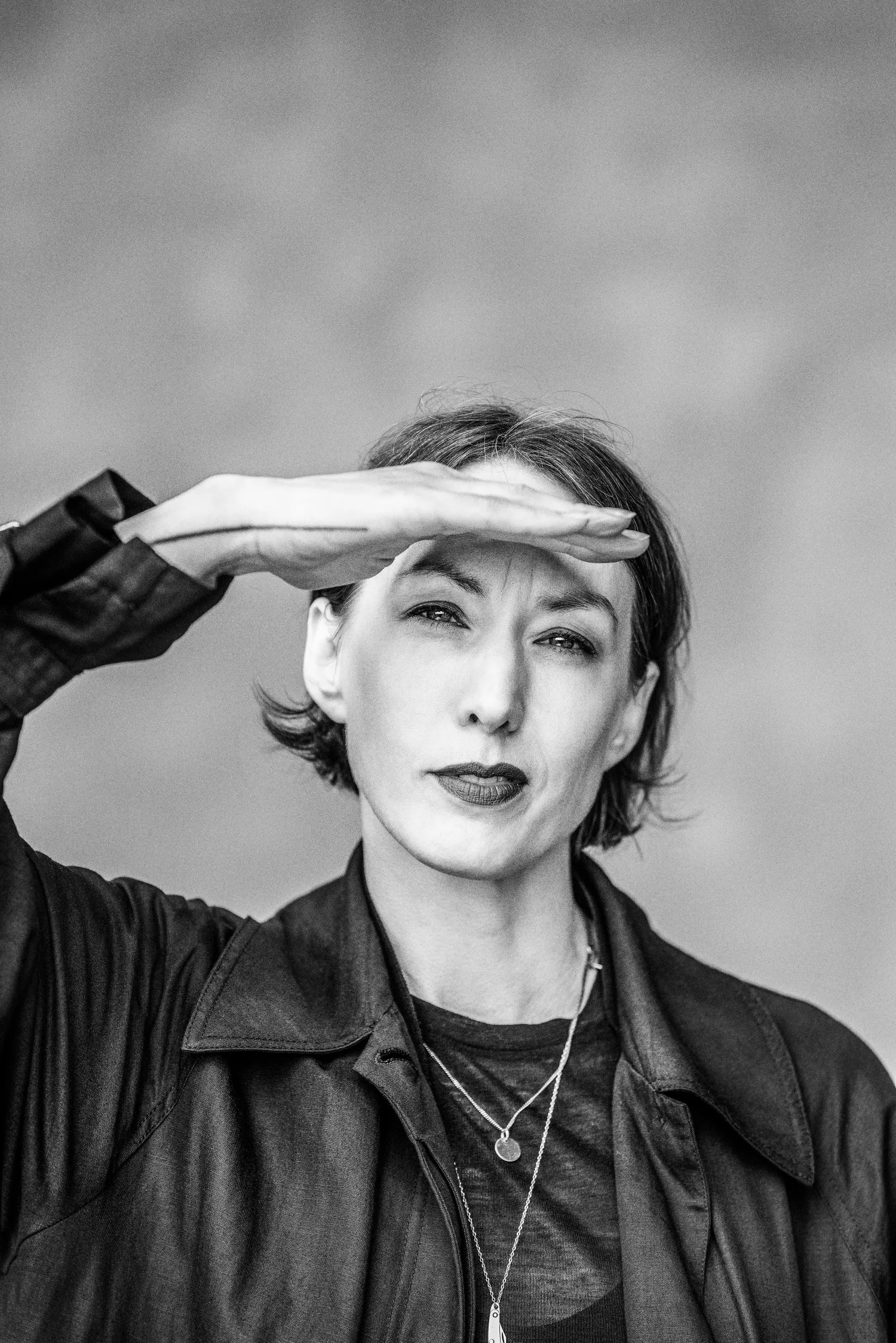 Porträtt, Porträttfotografi av fotograf Johan Strindberg föreställande Cecilia Düringer 